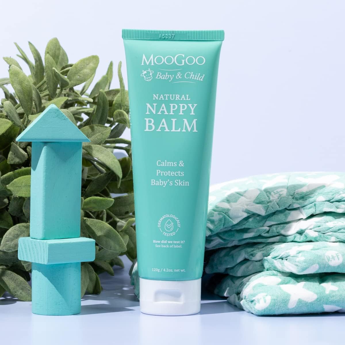 MooGoo Baby Natural Nappy Balm, 120g (Exp 04/26)
