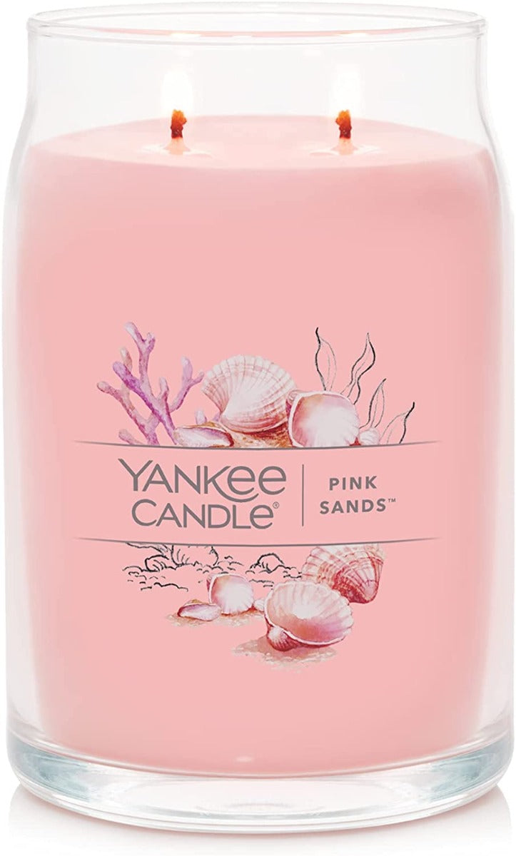 Yankee Candle Signature Large Jar Candle, 2-wicks (20oz) - Pink Sands