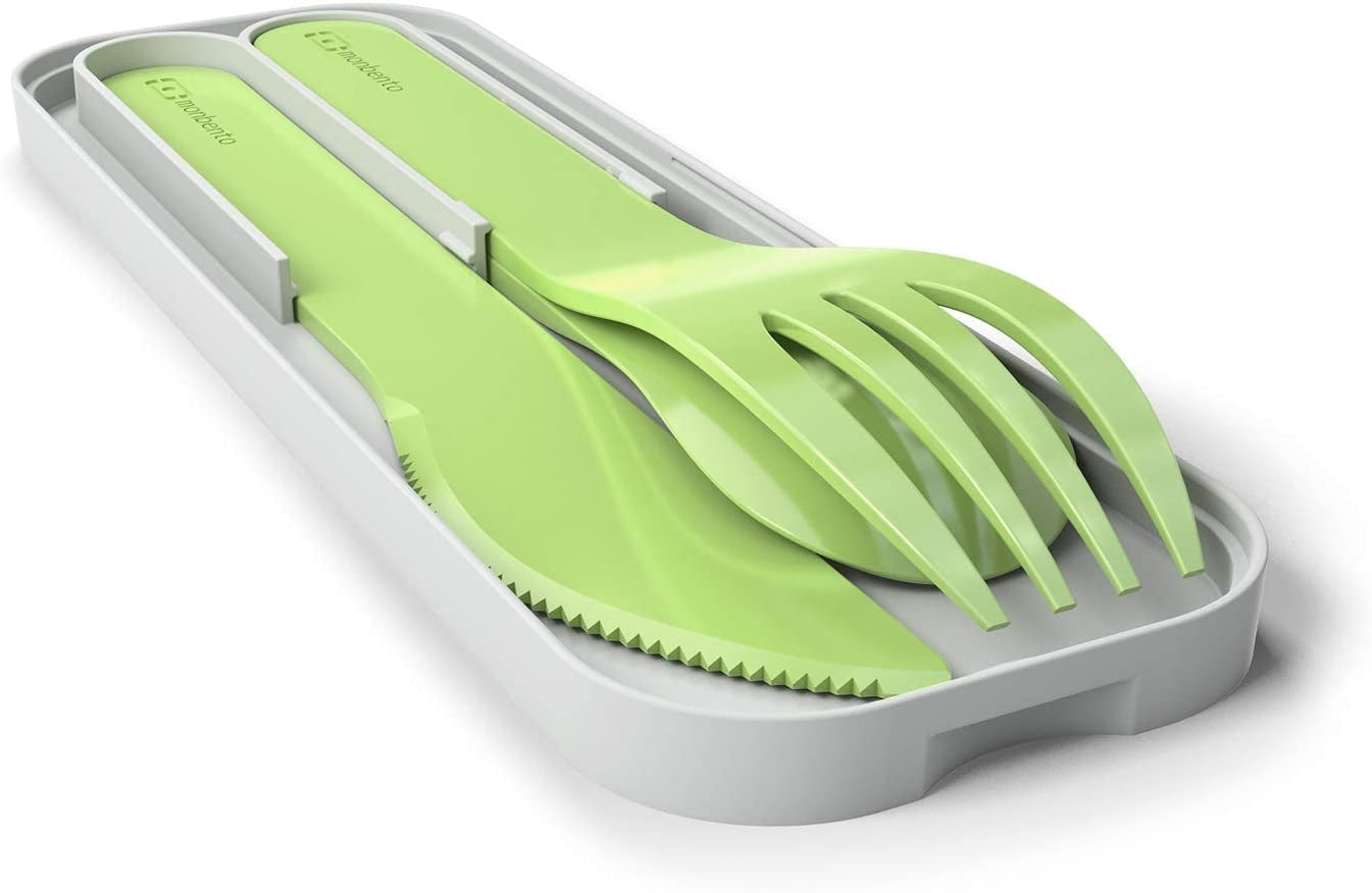 Monbento MB Pocket Cutlery Set with Case (2 Colours) - Pupsik Singapore