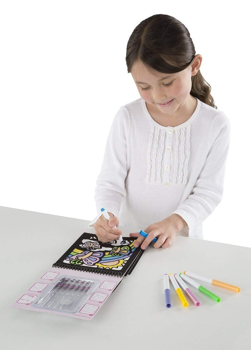 Melissa & Doug On the Go Magic Velvet Travel Activity Kit - Butterfly