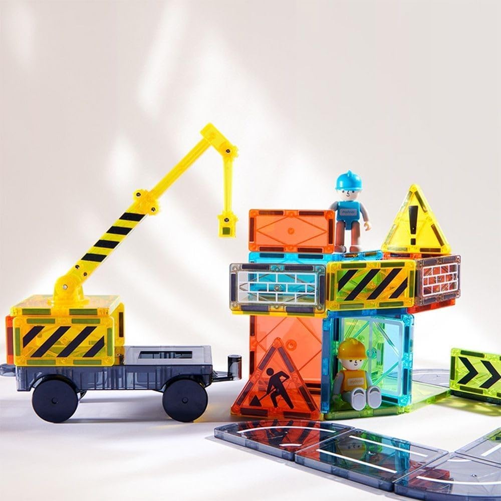 Mideer Colorful Magnetic Tiles - Little Architect 36pcs