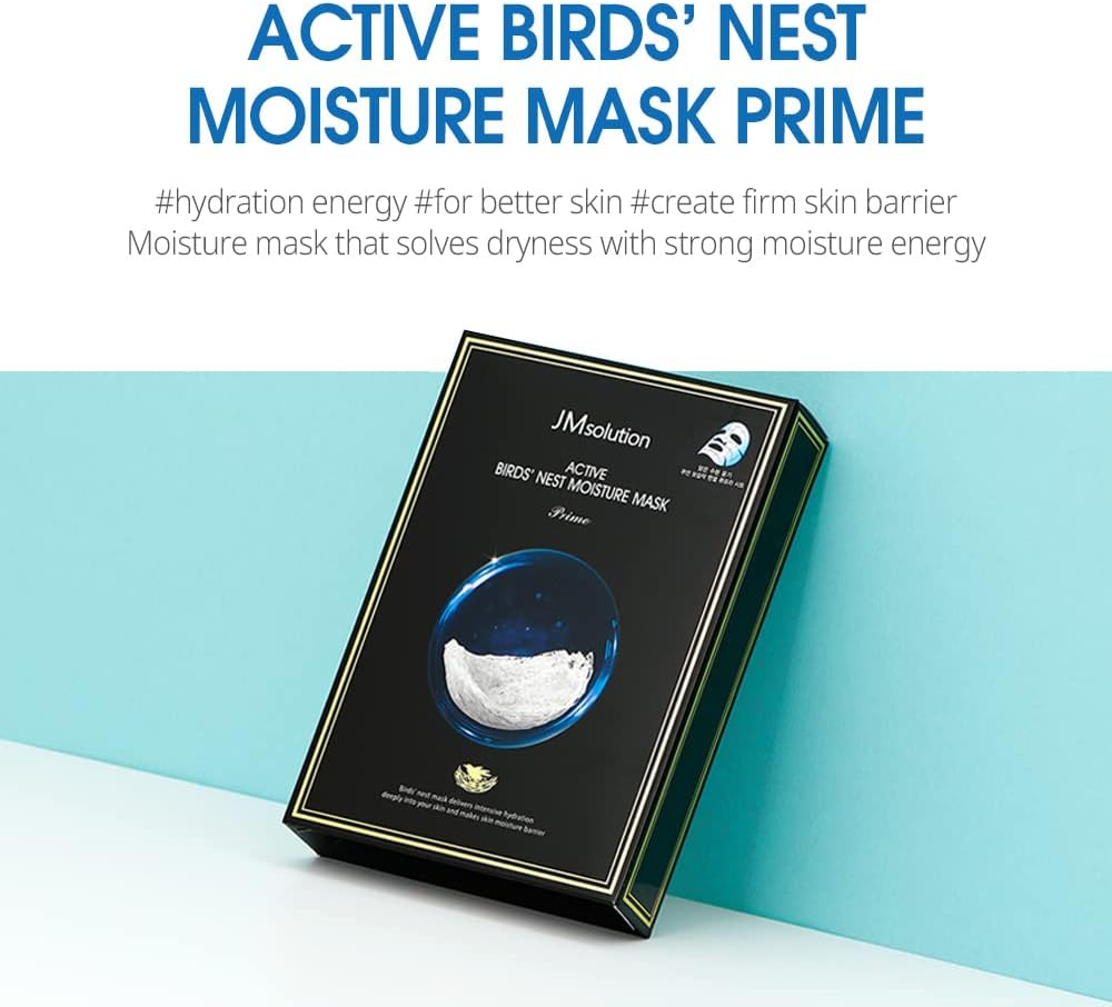 JMsolution Active Bird's Nest Moisture Mask, 10pcs (exp 06/27)