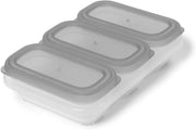 Skip Hop Easy-Store Containers (3 x 4oz) - Grey