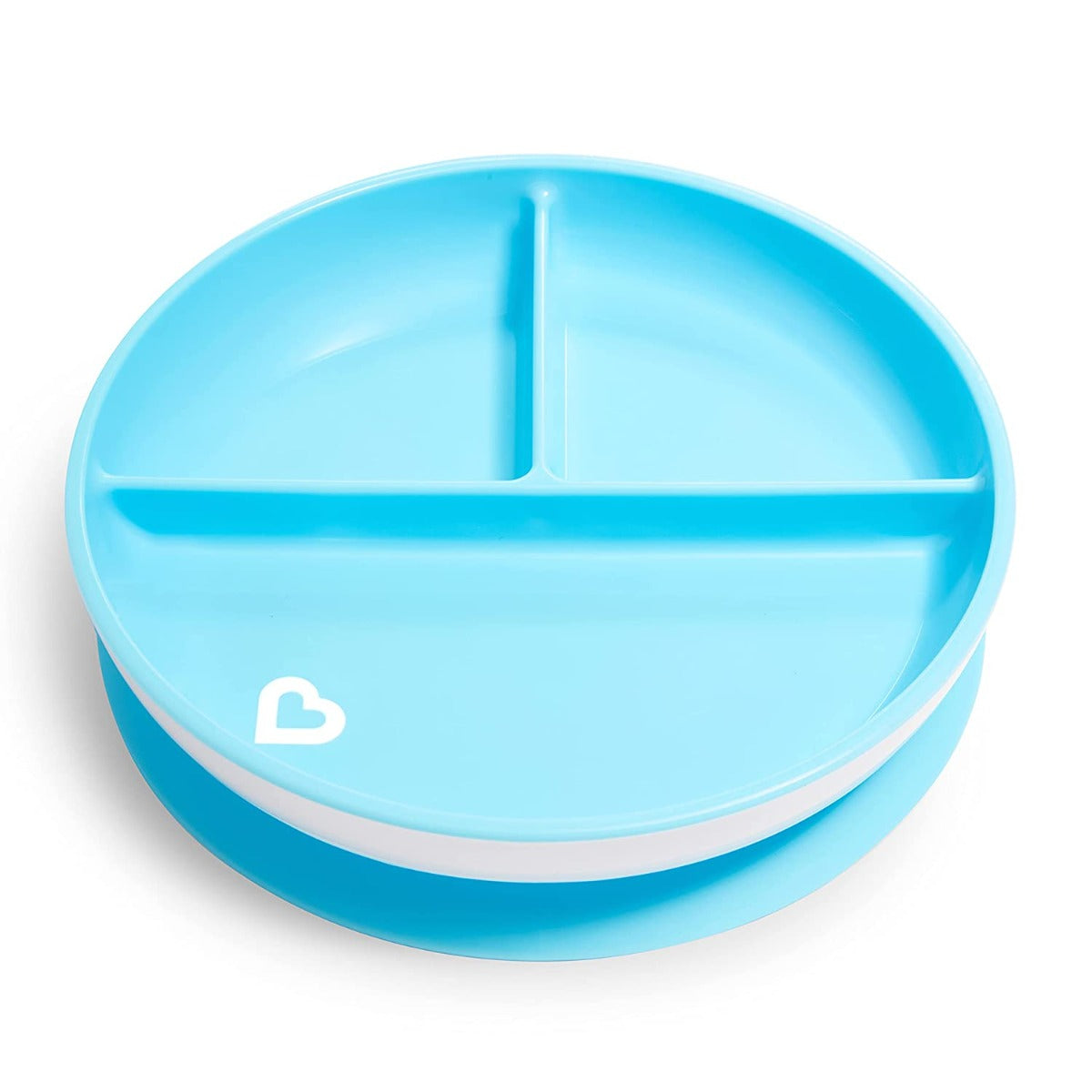 Munchkin Stay Put Suction Baby Plate (4 Colours) - Pupsik Singapore