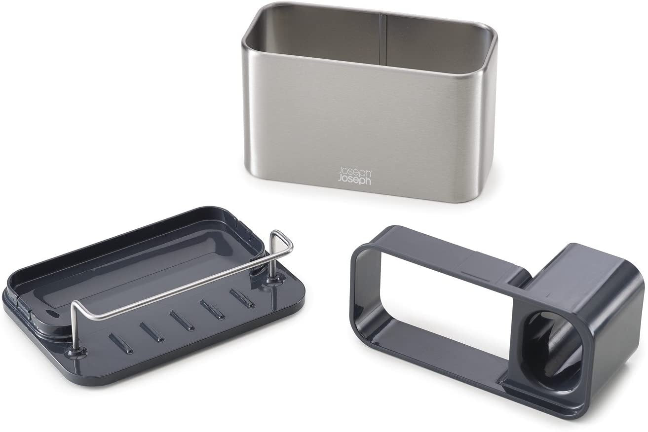 Joseph Joseph Surface Sink Tidy Stainless-Steel Sink Caddy (2 Colors) - Pupsik Singapore