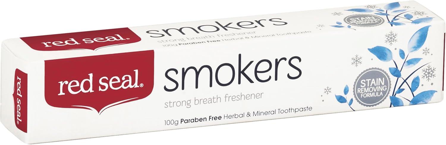 Red Seal Smokers Natural Toothpaste, 100g x 2pk (Exp 09/27)