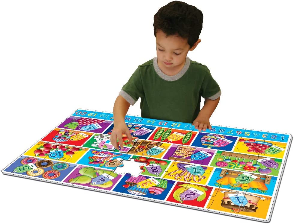 The Learning Journey Jumbo Floor Puzzle, 50pcs (2 Designs) - Pupsik Singapore