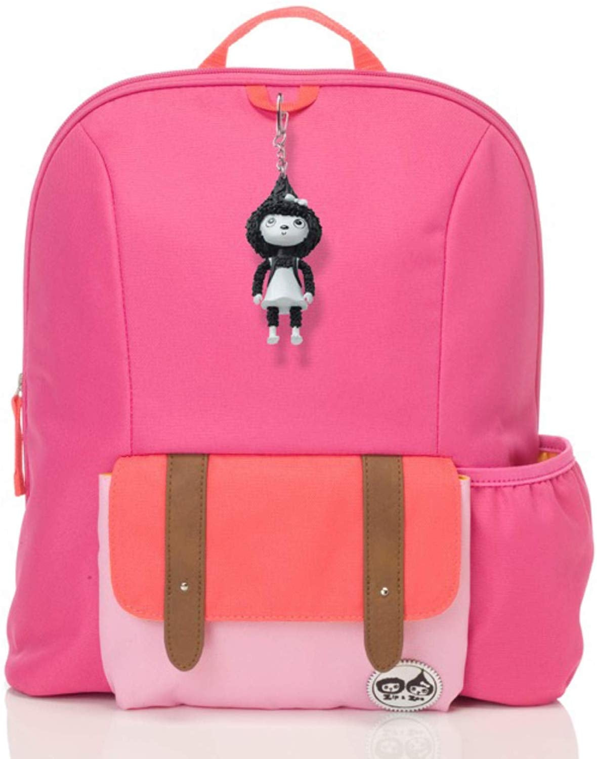 Babymel Zip & Zoe Kid's Backpack & Safety Harness / Reins - Hot Pink