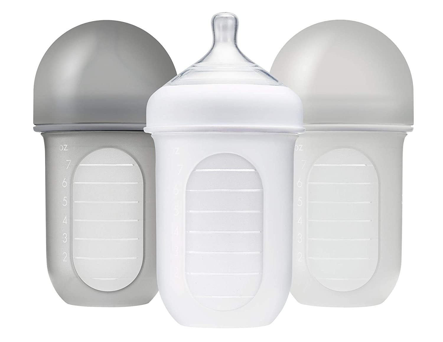 Boon Nursh Silicone Pouch Bottle, 8oz (3pk)