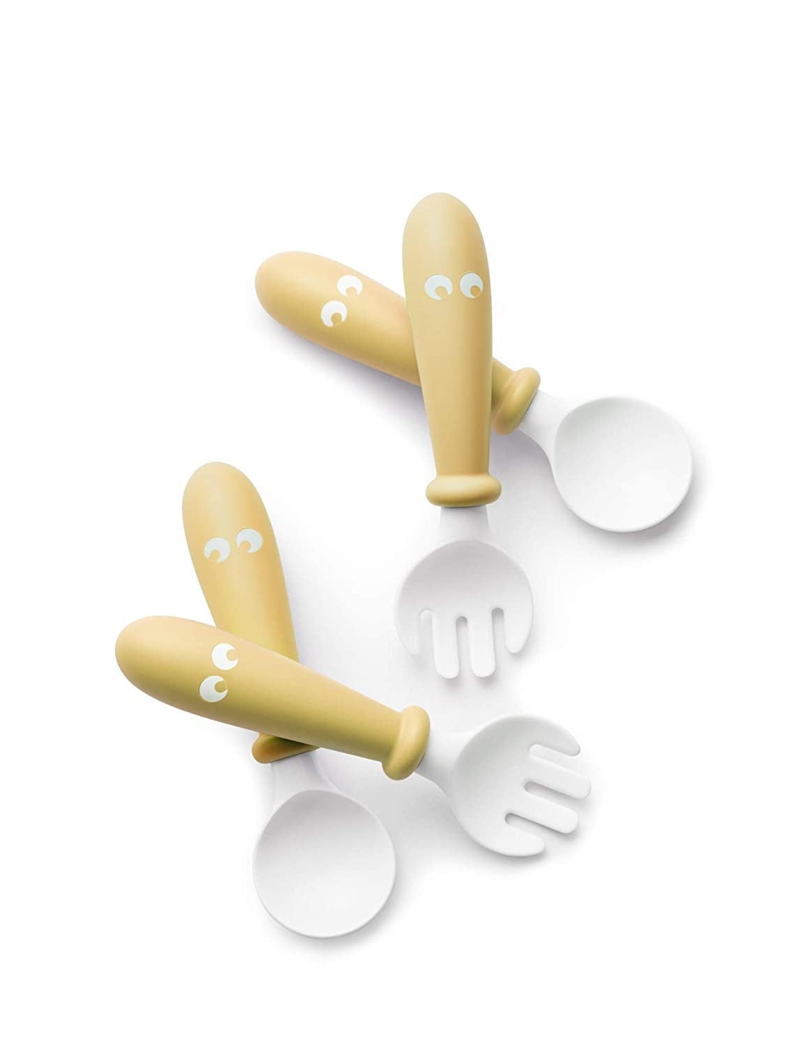 Baby Bjorn Baby Plate, Spoon & Fork (2 Set) (5 Colours) - Made in Sweden - Pupsik Singapore