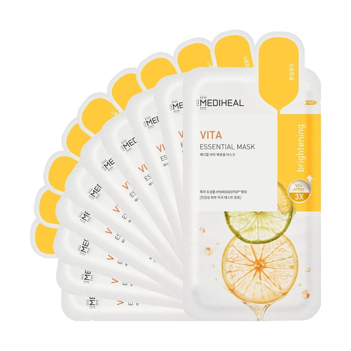 Mediheal Vita Essential Mask, Pack of 10 (Exp 10/27)