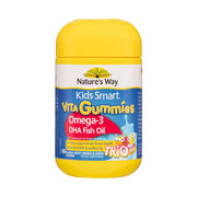 Nature's Way Kids Smart Vita Omega-3 DHA Fish Oil Gummies, 60s (Exp 01/27)