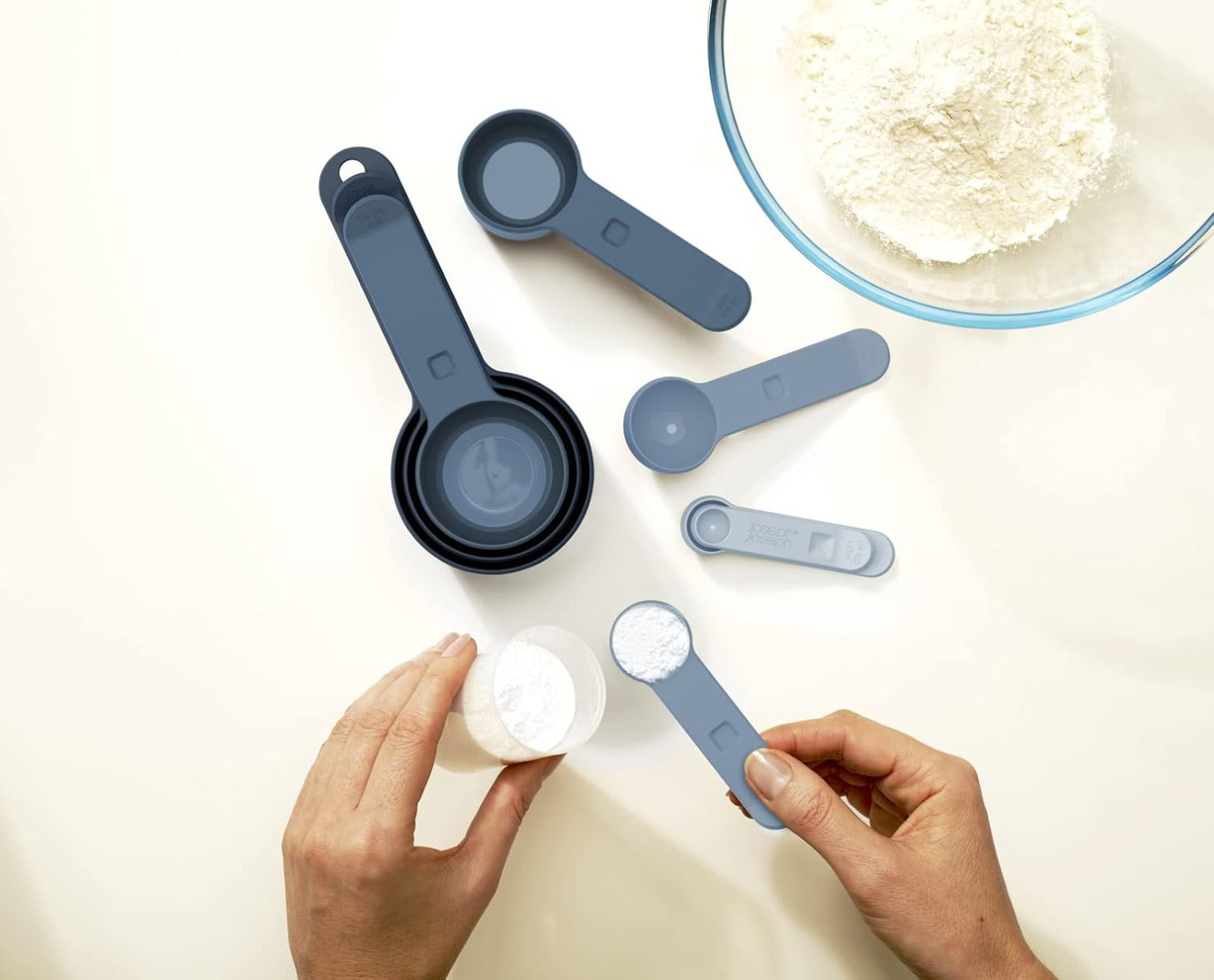 Joseph Joseph 8-Piece Nest Measuring Cups (2 Colors) - Pupsik Singapore