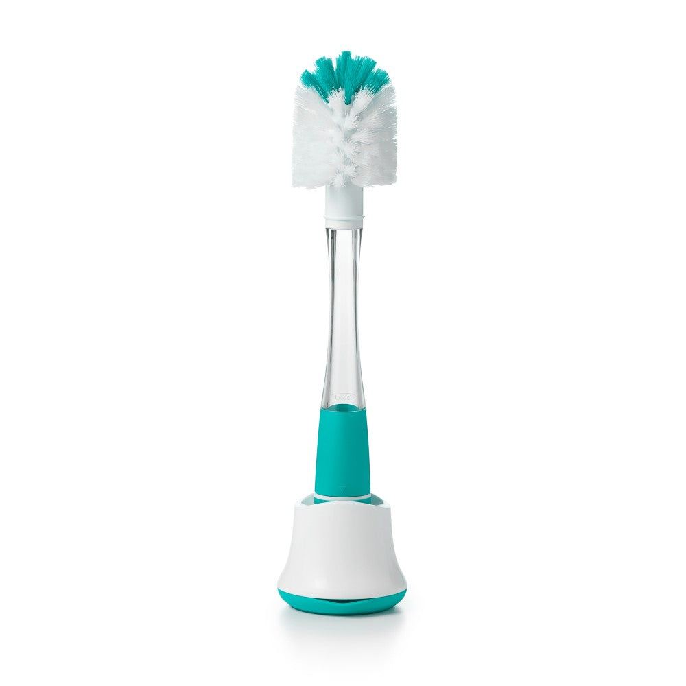 OXO Tot Soap Dispensing Bottle Brush With Stand - Teal