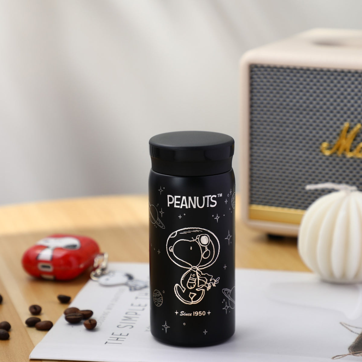Peanuts x VIPO Snoopy Vacuum Insulated Bottle Cup, 200ml (2 Designs)