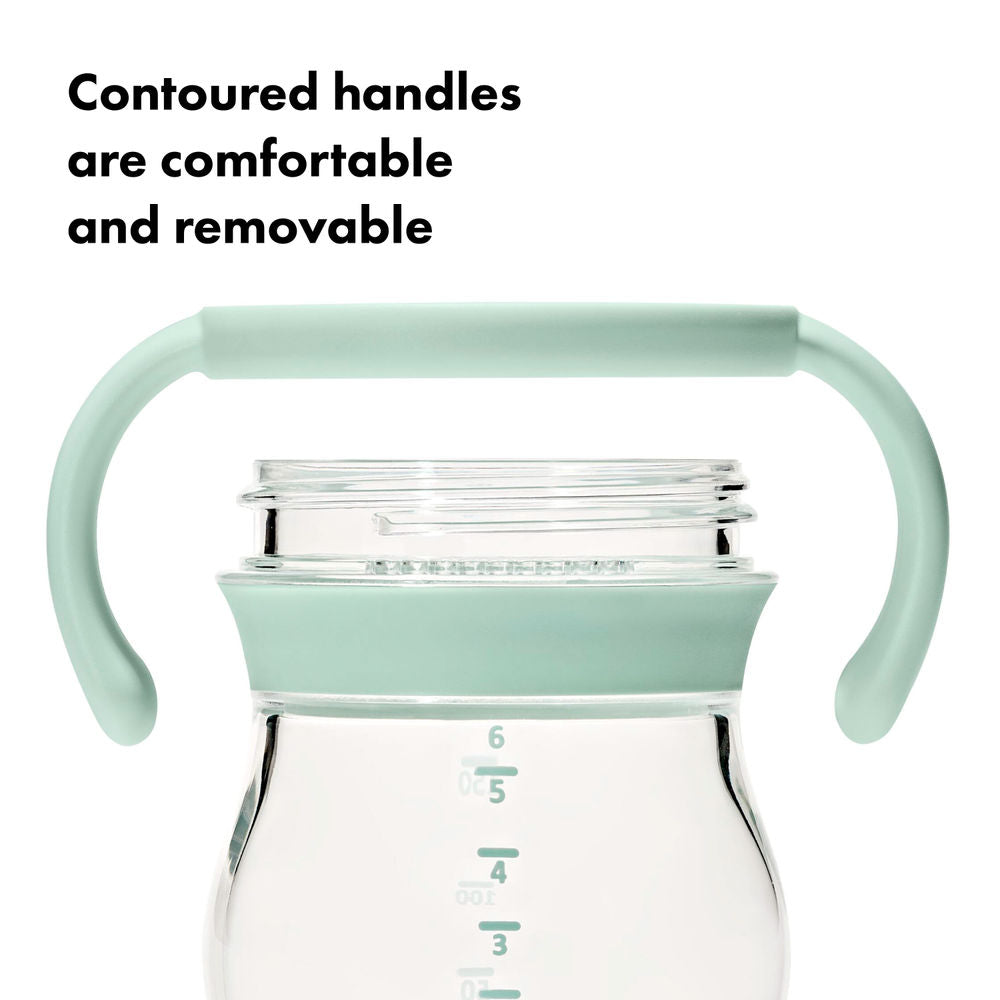 OXO Tot Grow Soft Spout Sippy Cup with Removable Handles, 6oz (5 Colours) - Pupsik Singapore
