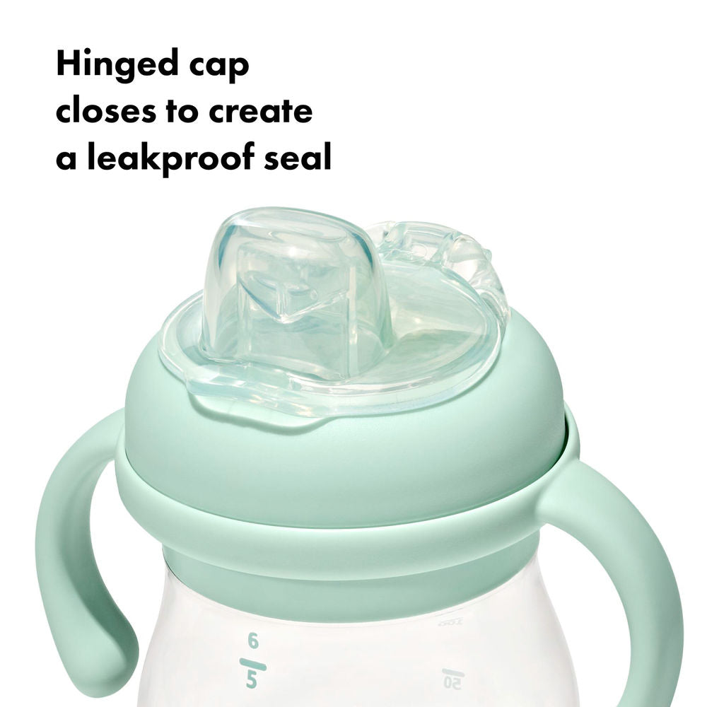 OXO Tot Grow Soft Spout Sippy Cup with Removable Handles, 6oz (5 Colours) - Pupsik Singapore