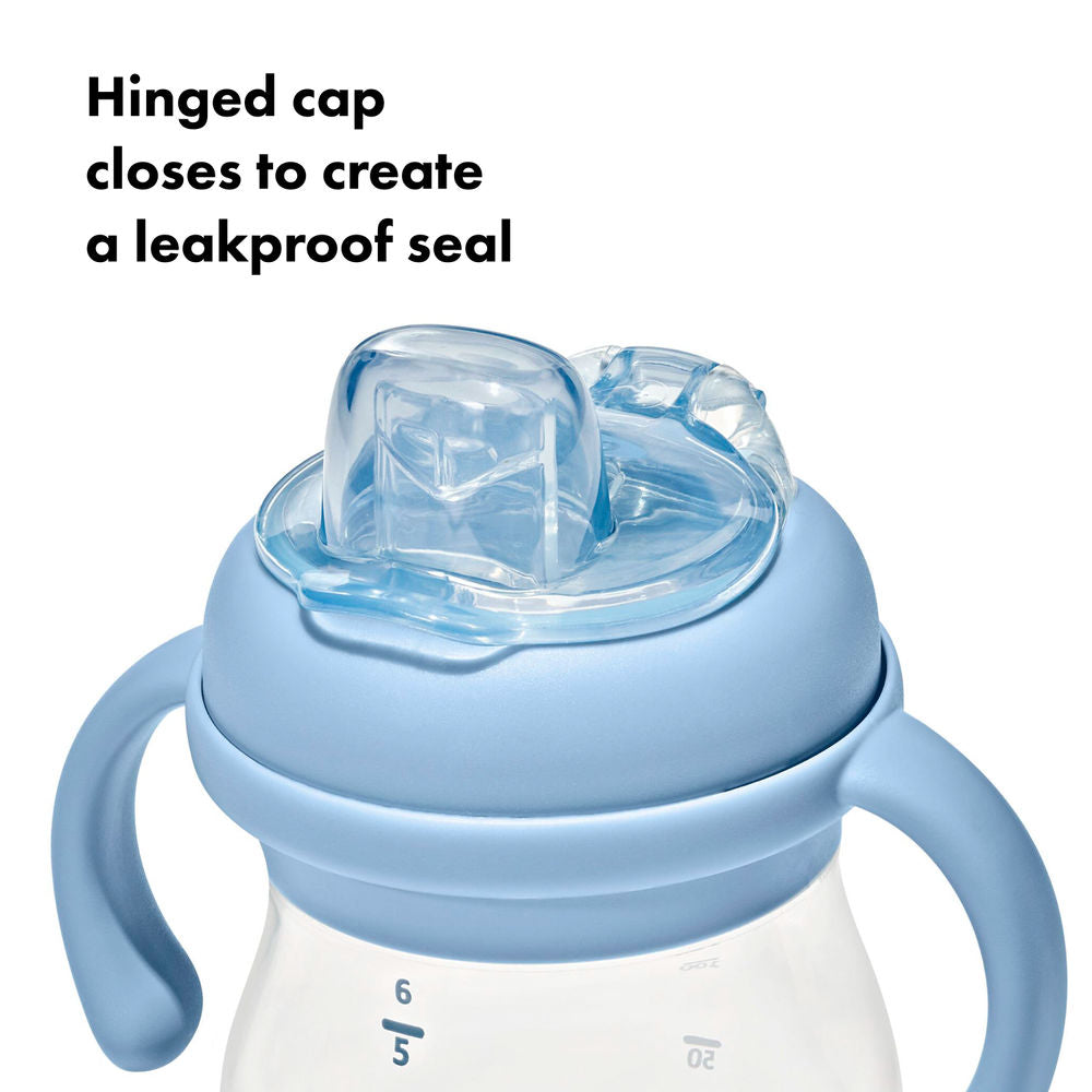 OXO Tot Grow Soft Spout Sippy Cup with Removable Handles, 6oz (5 Colours) - Pupsik Singapore