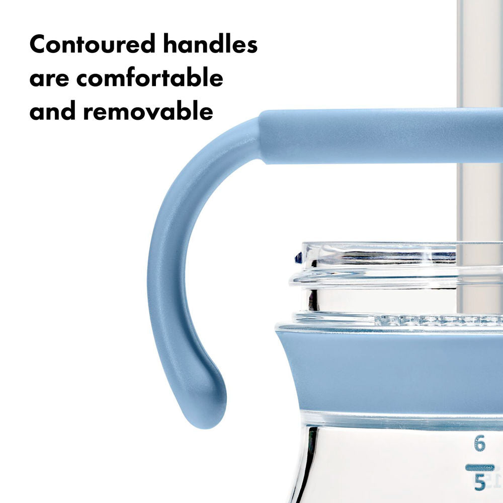 OXO Tot Grow Soft Spout Sippy Cup with Removable Handles, 6oz (5 Colours) - Pupsik Singapore