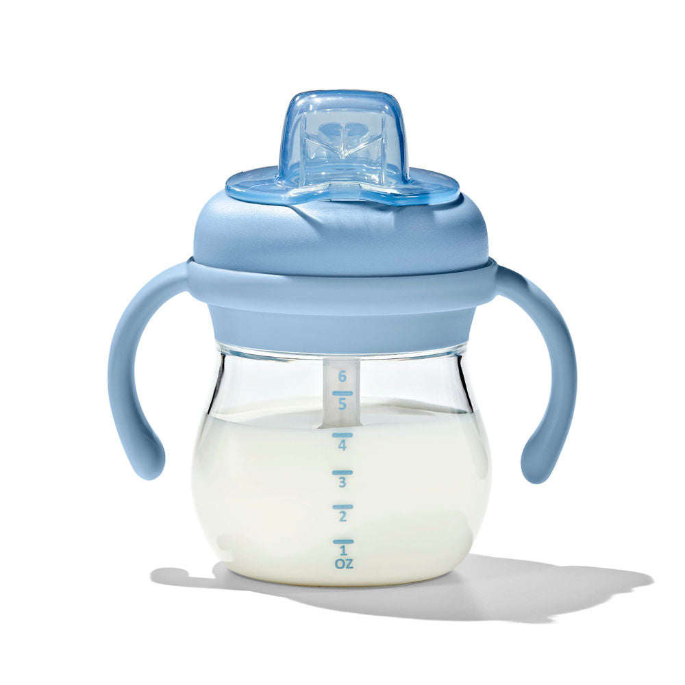 OXO Tot Grow Soft Spout Sippy Cup with Removable Handles, 6oz (5 Colours) - Pupsik Singapore