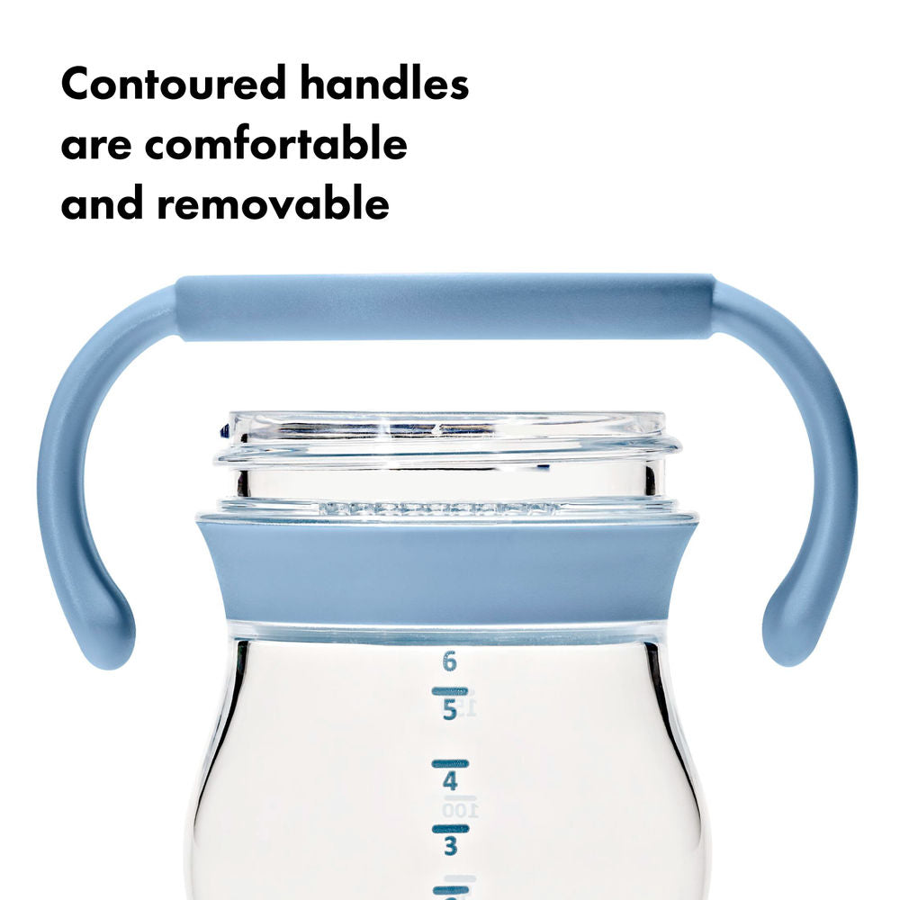 OXO Tot Grow Soft Spout Sippy Cup with Removable Handles, 6oz (5 Colours) - Pupsik Singapore