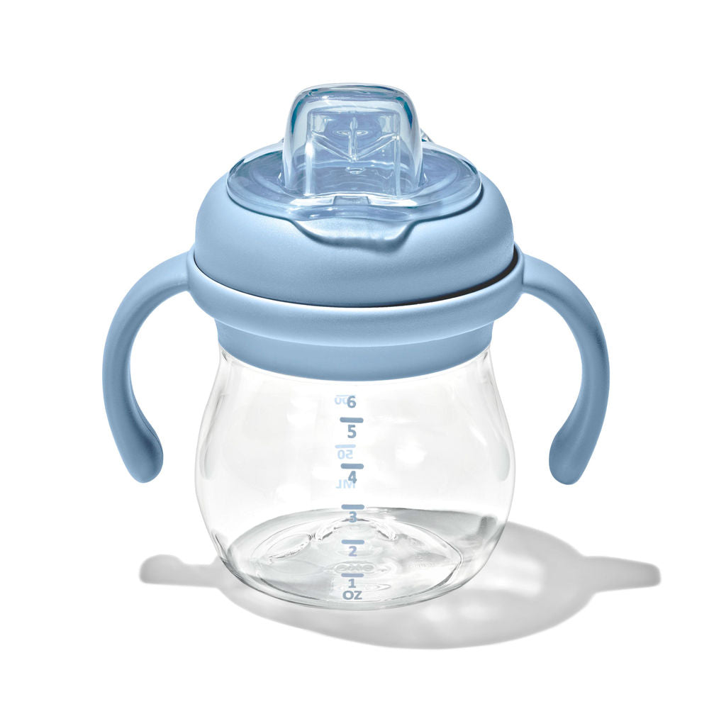 OXO Tot Grow Soft Spout Sippy Cup with Removable Handles, 6oz (5 Colours) - Pupsik Singapore