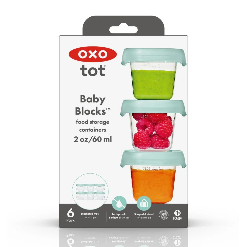 OXO Tot Baby Blocks Freezer Storage Containers - Opal (2 Types)