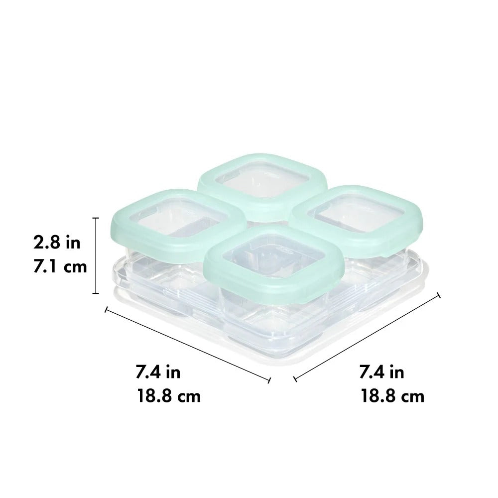OXO Tot Baby Blocks Freezer Storage Containers - Opal (2 Types)