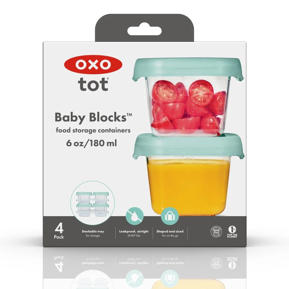 OXO Tot Baby Blocks Freezer Storage Containers - Opal (2 Types)