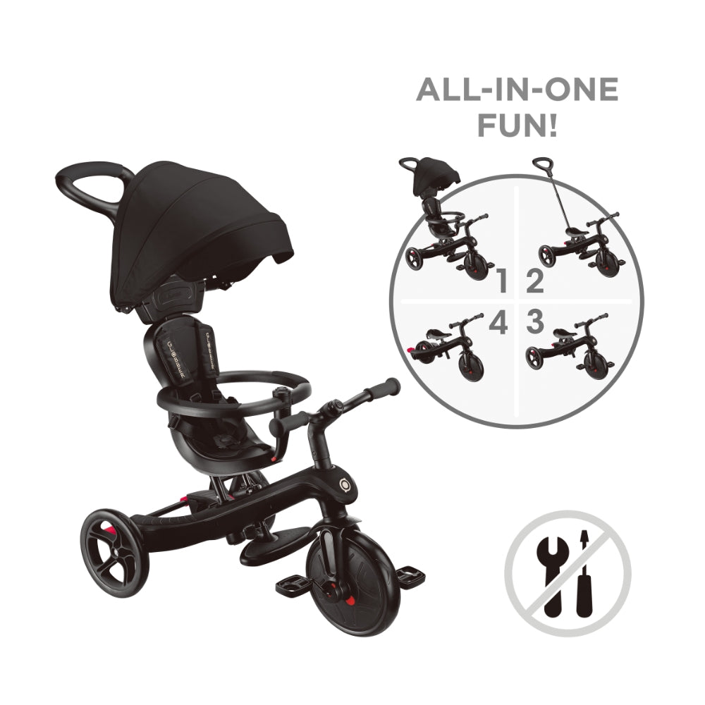 Globber Explorer Trike 4-in-1 (5 Colours) | 10M-5Y