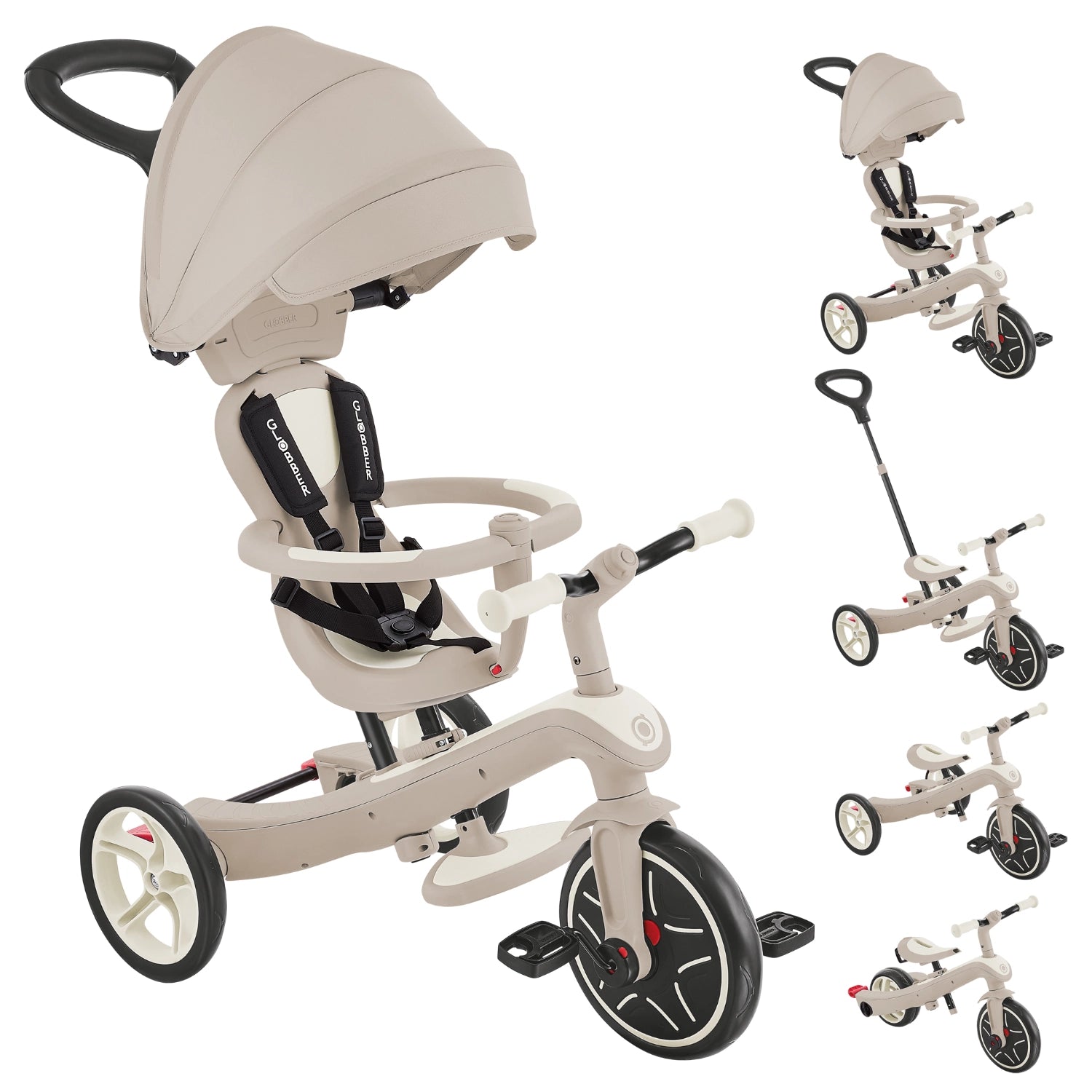 Globber Explorer Trike 4-in-1 (8 Colours) | 10M-5Y - Pupsik Singapore