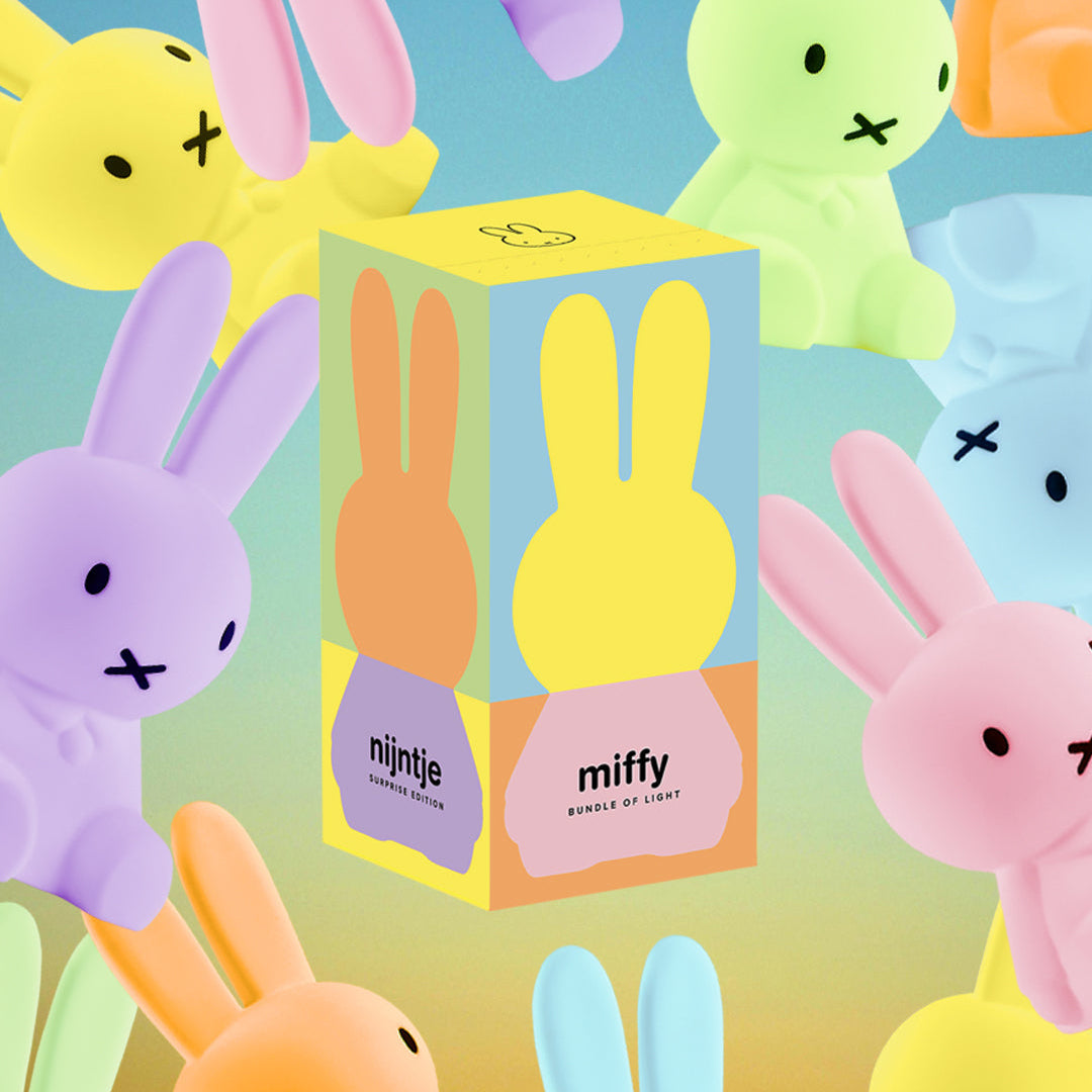 Mr Maria x Miffy Colourful Surprise Bundle of Light Blind Box, 1pk (10cm) - Pupsik Singapore