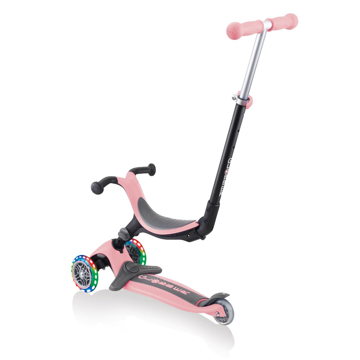 Globber GO•UP Foldable Plus Lights Scooter (LED wheels) - 2 Colors - Pupsik Singapore