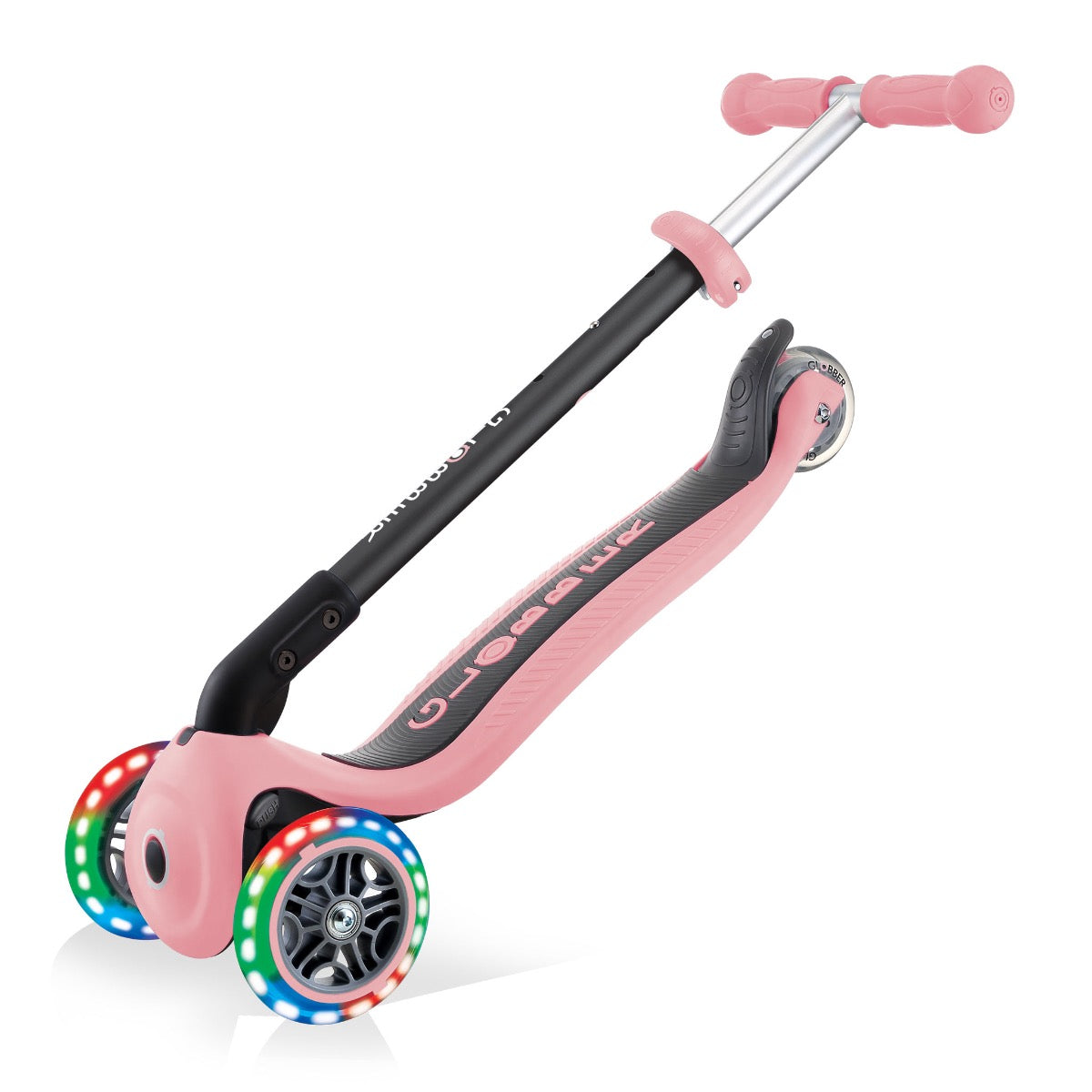 Globber GO•UP Foldable Plus Lights Scooter (LED wheels) - 2 Colors - Pupsik Singapore