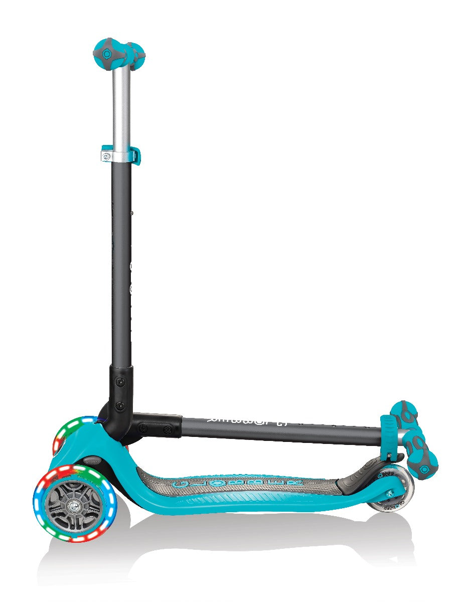 Globber GO•UP Deluxe Convertible Foldable Scooter (LED wheels) - 5 Colours - Pupsik Singapore