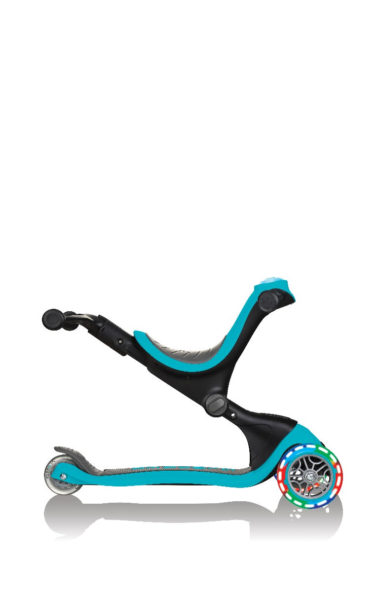 Globber GO•UP Deluxe Convertible Foldable Scooter (LED wheels) - 5 Colours - Pupsik Singapore
