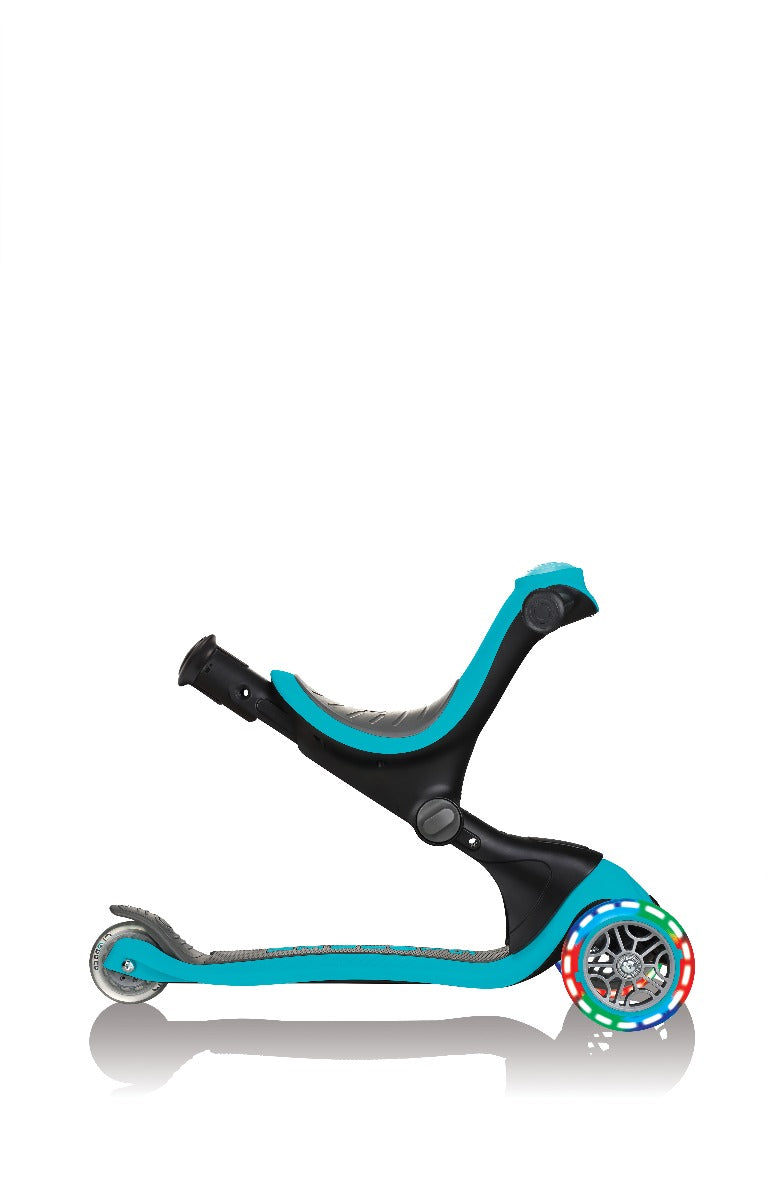 Globber GO•UP Deluxe Convertible Foldable Scooter (LED wheels) - 5 Colours - Pupsik Singapore