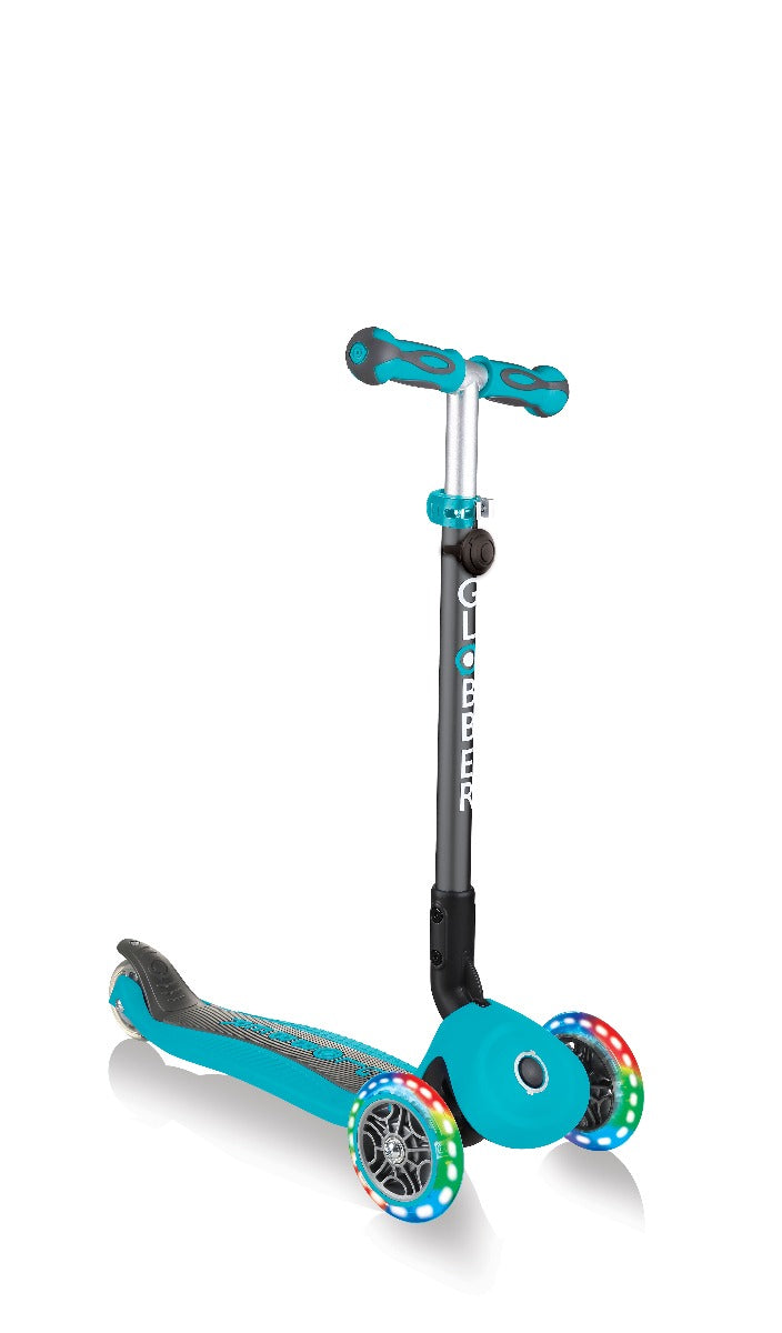 Globber GO•UP Deluxe Convertible Foldable Scooter (LED wheels) - 5 Colours - Pupsik Singapore
