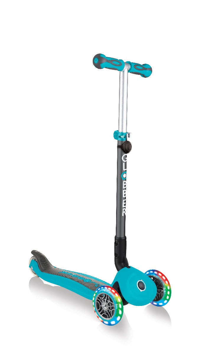 Globber GO•UP Deluxe Convertible Foldable Scooter (LED wheels) - 5 Colours - Pupsik Singapore