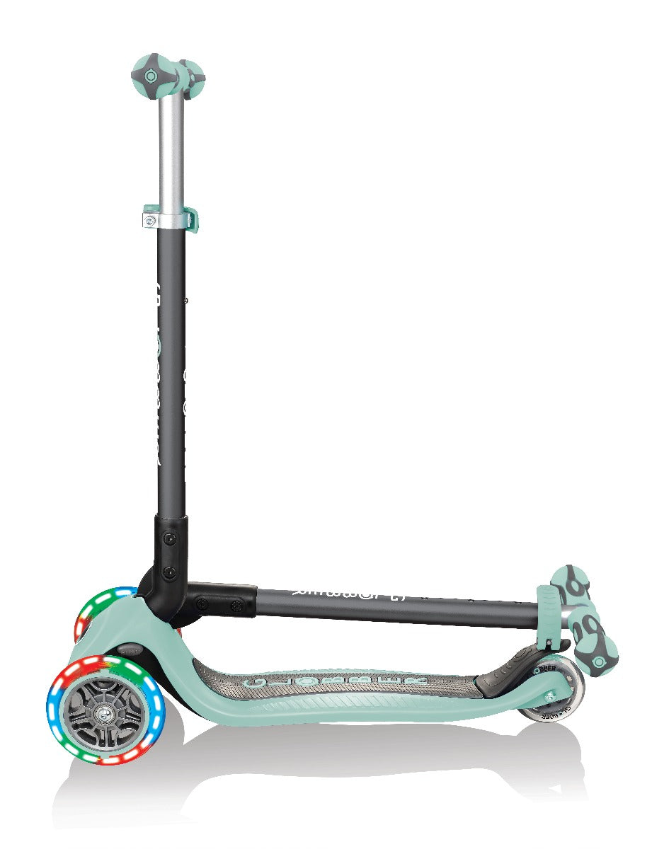 Globber GO•UP Deluxe Convertible Foldable Scooter (LED wheels) - 5 Colours - Pupsik Singapore