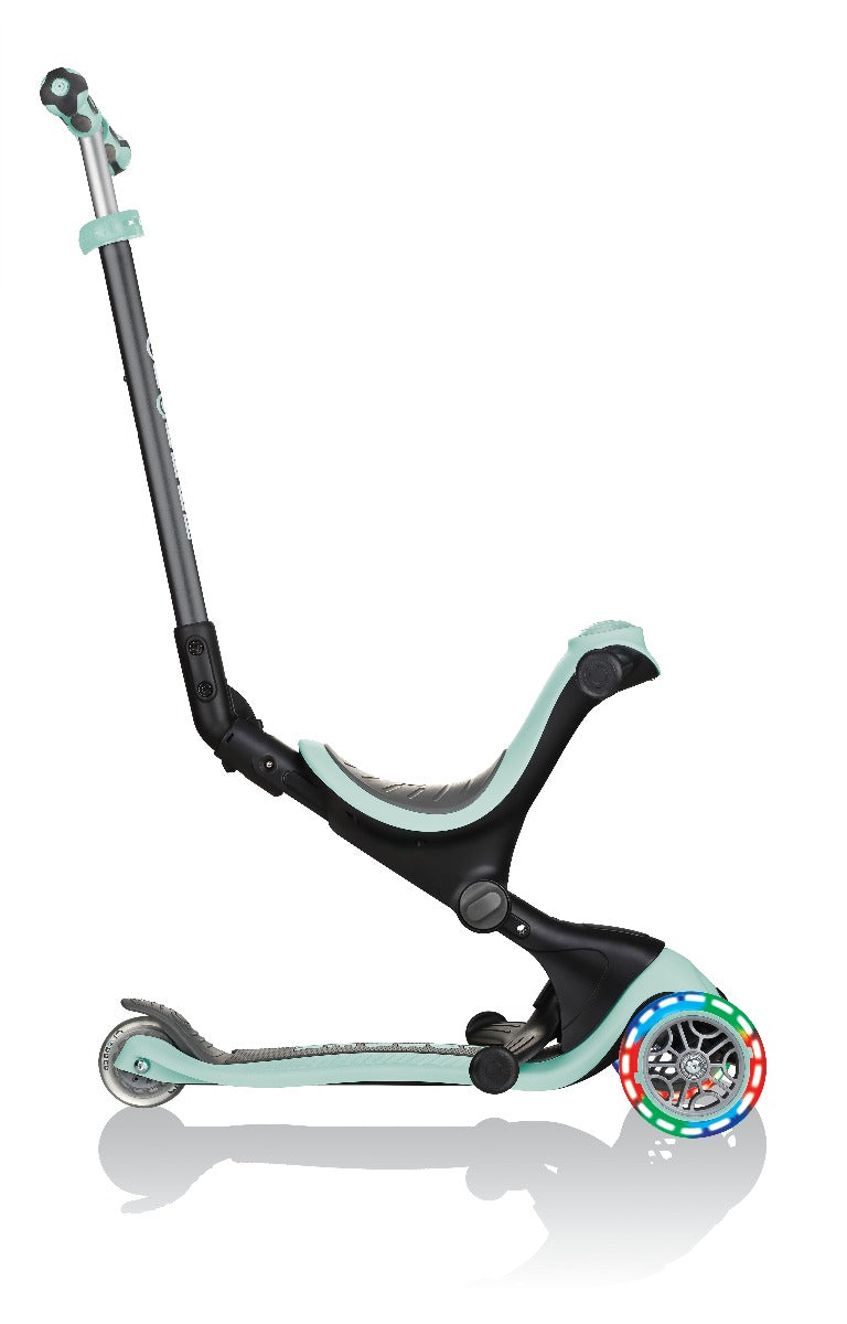 Globber GO•UP Deluxe Convertible Foldable Scooter (LED wheels) - 5 Colours - Pupsik Singapore