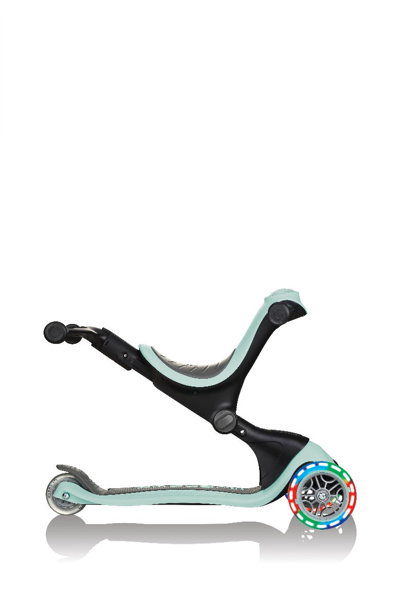 Globber GO•UP Deluxe Convertible Foldable Scooter (LED wheels) - 5 Colours - Pupsik Singapore