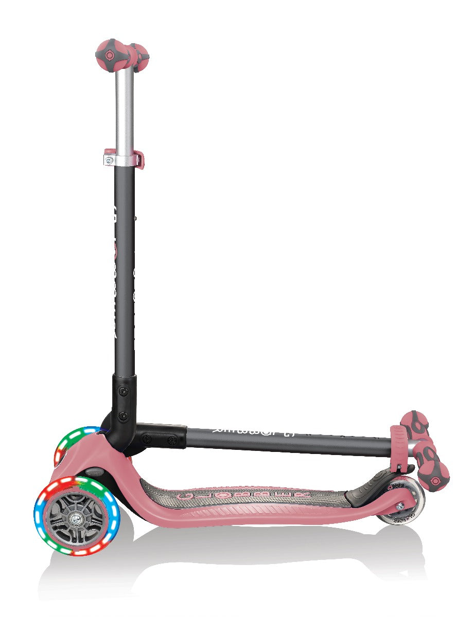 Globber GO•UP Deluxe Convertible Foldable Scooter (LED wheels) - 5 Colours - Pupsik Singapore