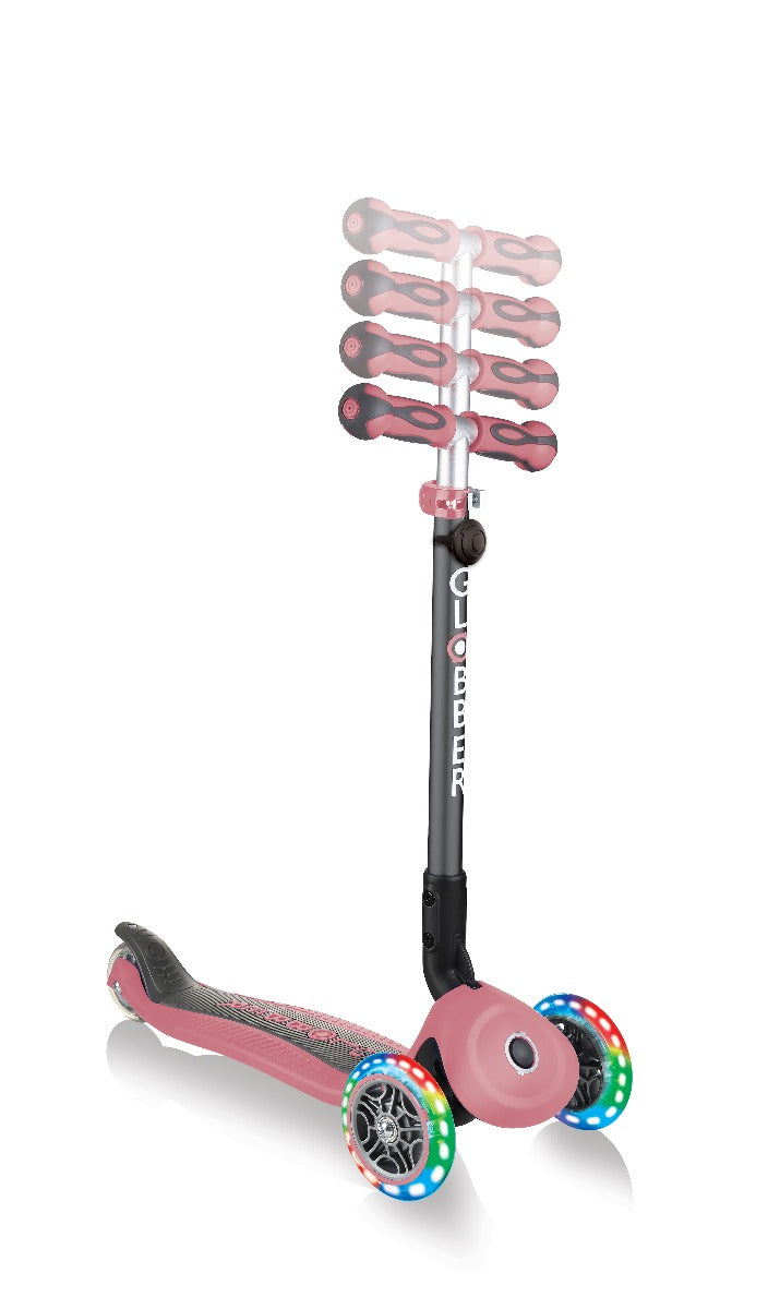 Globber GO•UP Deluxe Convertible Foldable Scooter (LED wheels) - 5 Colours - Pupsik Singapore