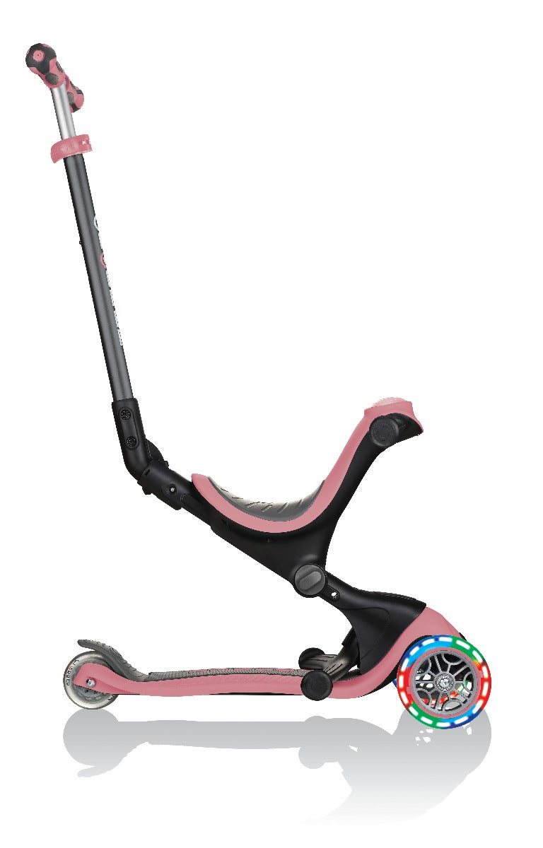 Globber GO•UP Deluxe Convertible Foldable Scooter (LED wheels) - 5 Colours - Pupsik Singapore