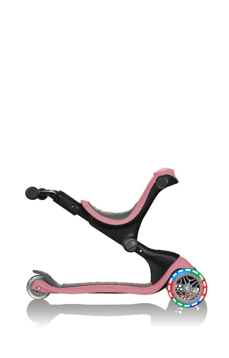 Globber GO•UP Deluxe Convertible Foldable Scooter (LED wheels) - 5 Colours - Pupsik Singapore