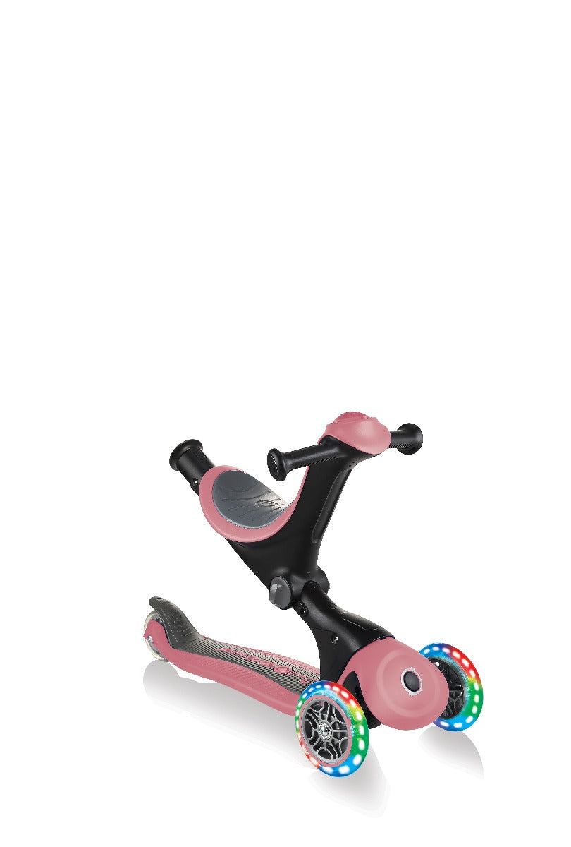 Globber GO•UP Deluxe Convertible Foldable Scooter (LED wheels) - 5 Colours - Pupsik Singapore