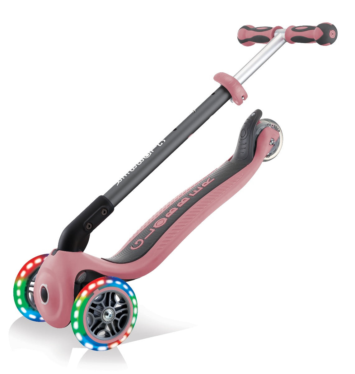 Globber GO•UP Deluxe Convertible Foldable Scooter (LED wheels) - 5 Colours - Pupsik Singapore