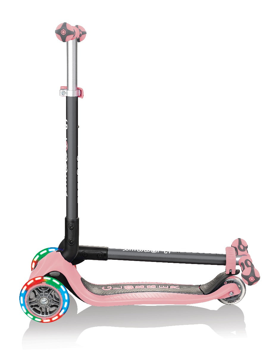 Globber GO•UP Deluxe Convertible Foldable Scooter (LED wheels) - 5 Colours - Pupsik Singapore