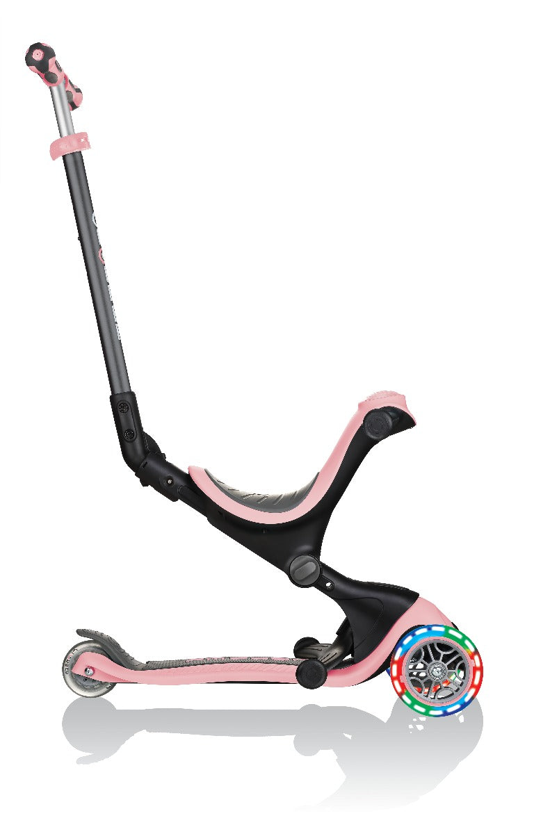Globber GO•UP Deluxe Convertible Foldable Scooter (LED wheels) - 5 Colours - Pupsik Singapore